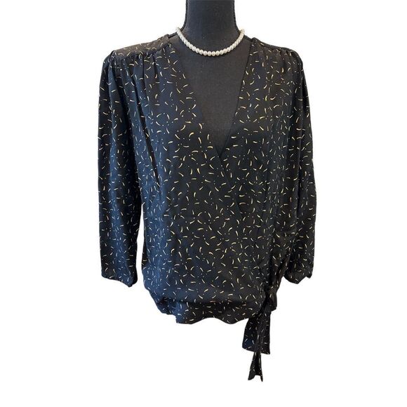 Long Sleeve V-Neck Blouse by Ms. Paquette - Picture 1 of 6